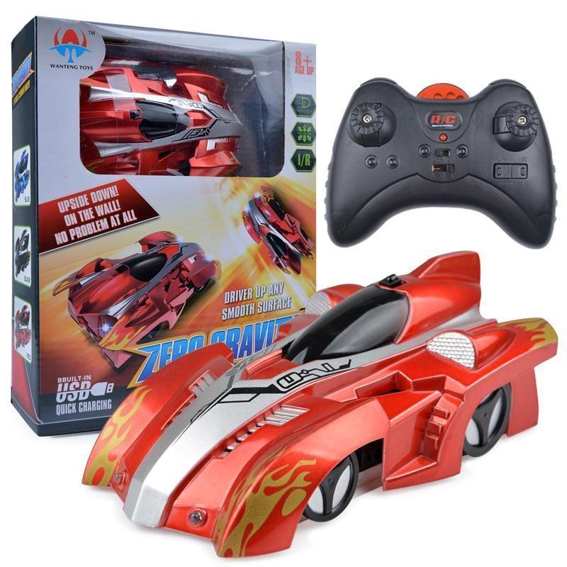 Electric wall climbing car, Speed Racing Climbing RC Stunt Car
