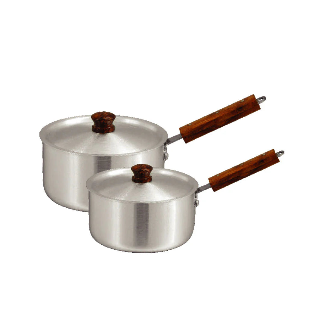 Sonex Stainless Steel Sauce Pot Set (wooden handle)