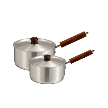 Sonex Stainless Steel Sauce Pot Set (wooden handle)