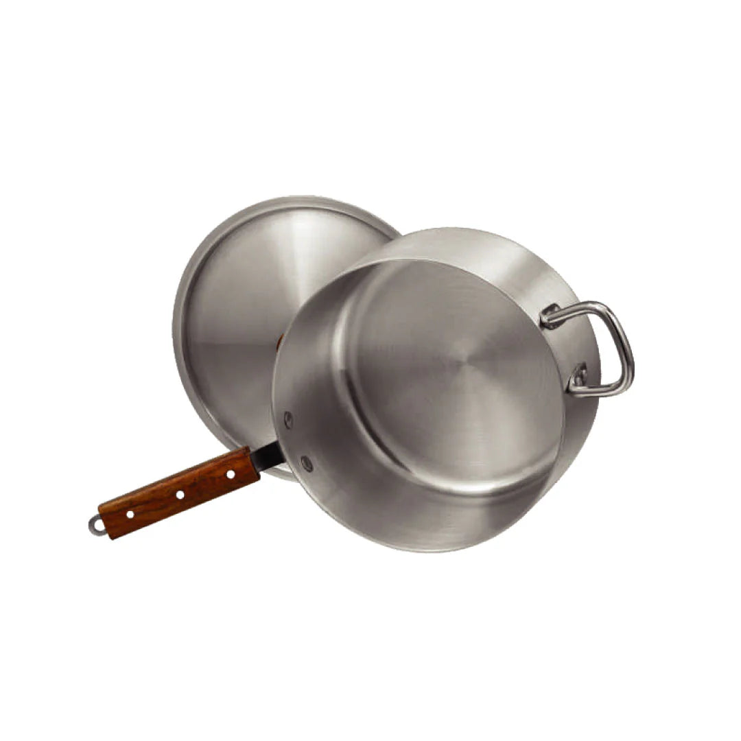Sonex Stainless Steel Sauce Pot Set (wooden handle)
