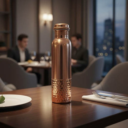 Pure copper bottle for drinking hygienic healthy