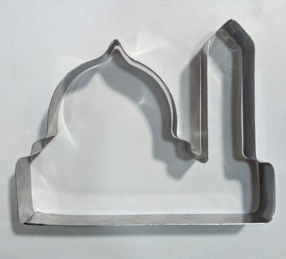 stainless steel mosque (masjid) shaped cookie cutter,