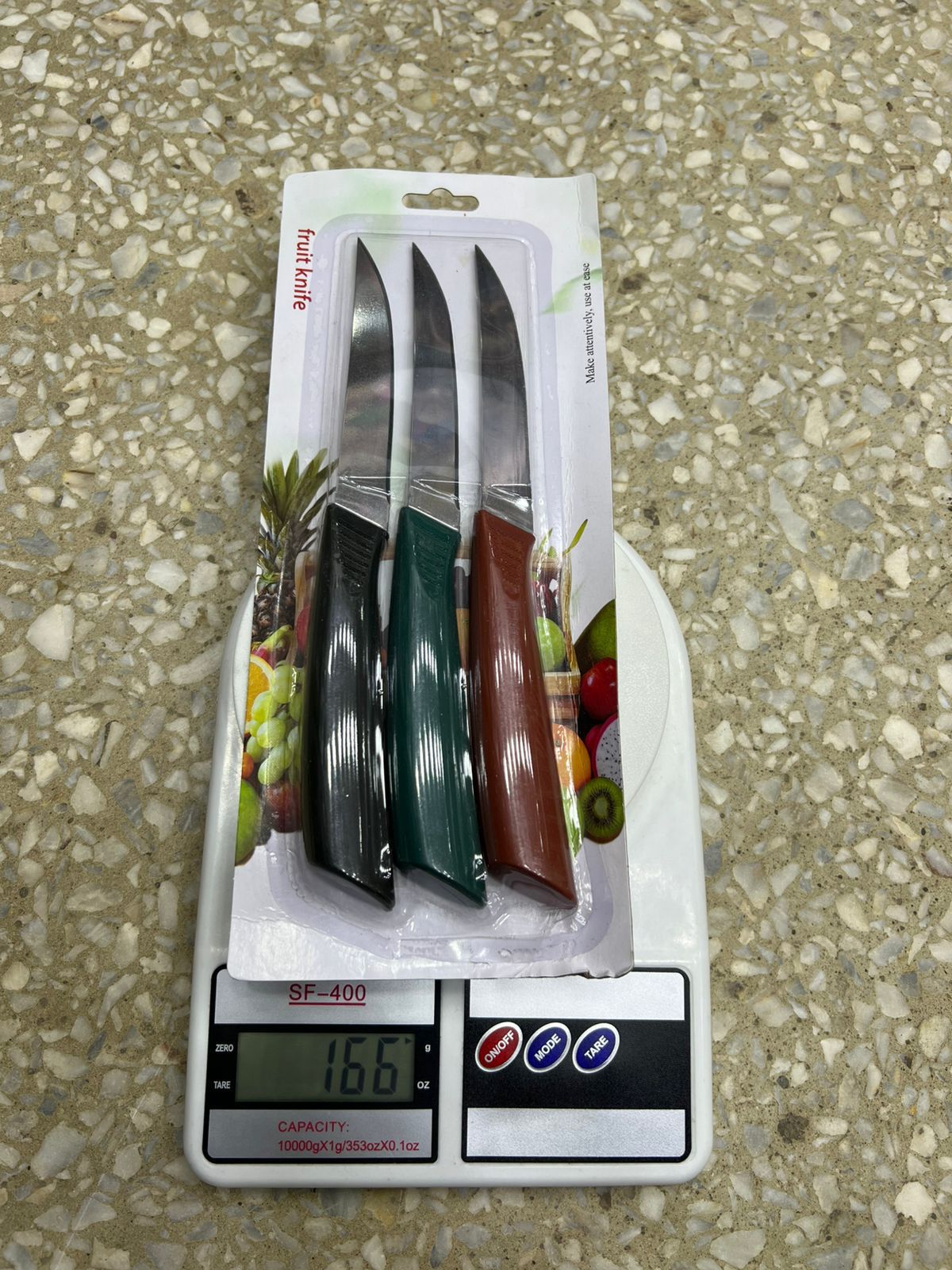 HIGH QUALITY SHARPENED KITCHEN CUTTING KNIFE  3-PCS SET