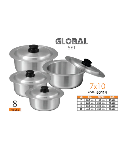 Sonex STainless Steel Global set