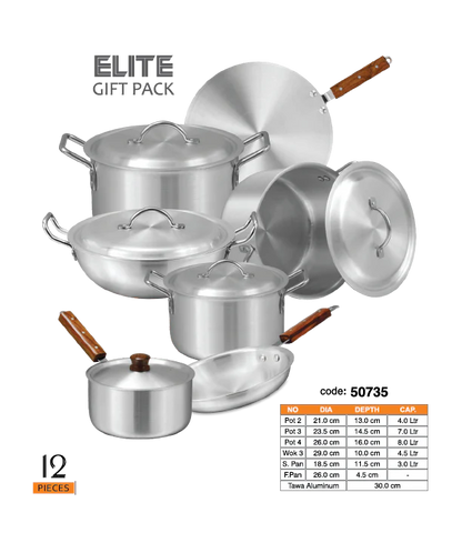 Sonex Stainless Steel  Elite 12PCS Gift Pack