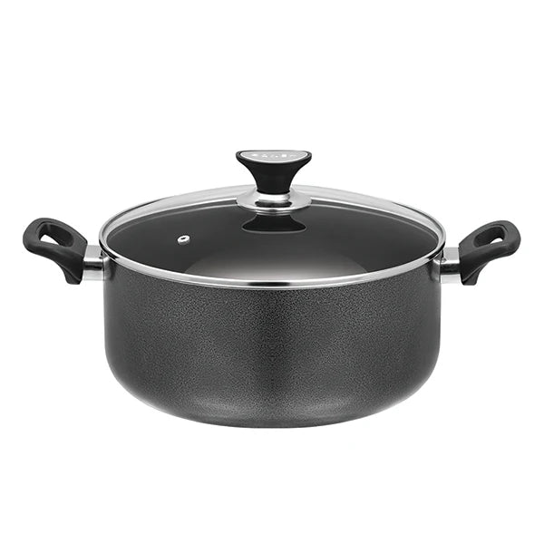 sonex non stick casserole cookware with glass lid – Hakimi Steel