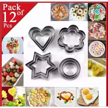 12pc pack of cookie cutter best quality