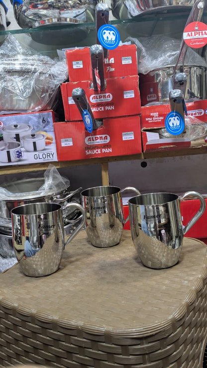 Hshome Stainless steel mug 3 pcs set