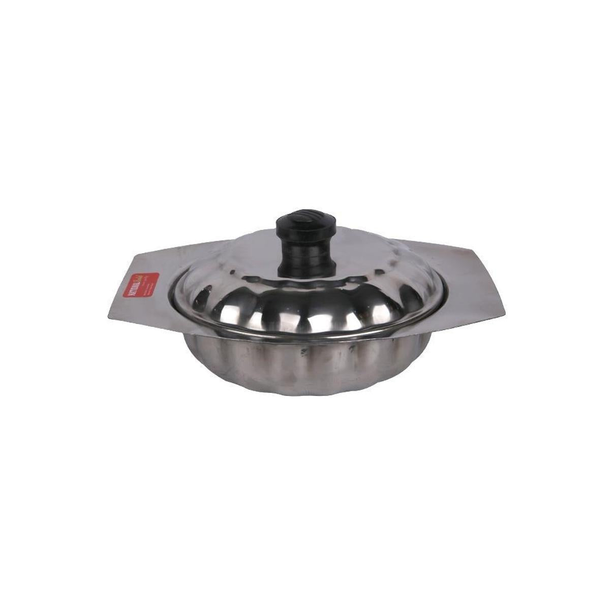 stainless steel donga serving dish