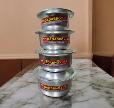 silver aluminium  dadabhoy 4pcs  baby set