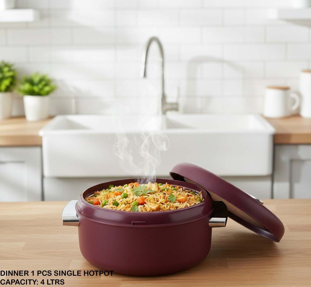 4L 1Luxury Hotpot best quality stainless steel serving