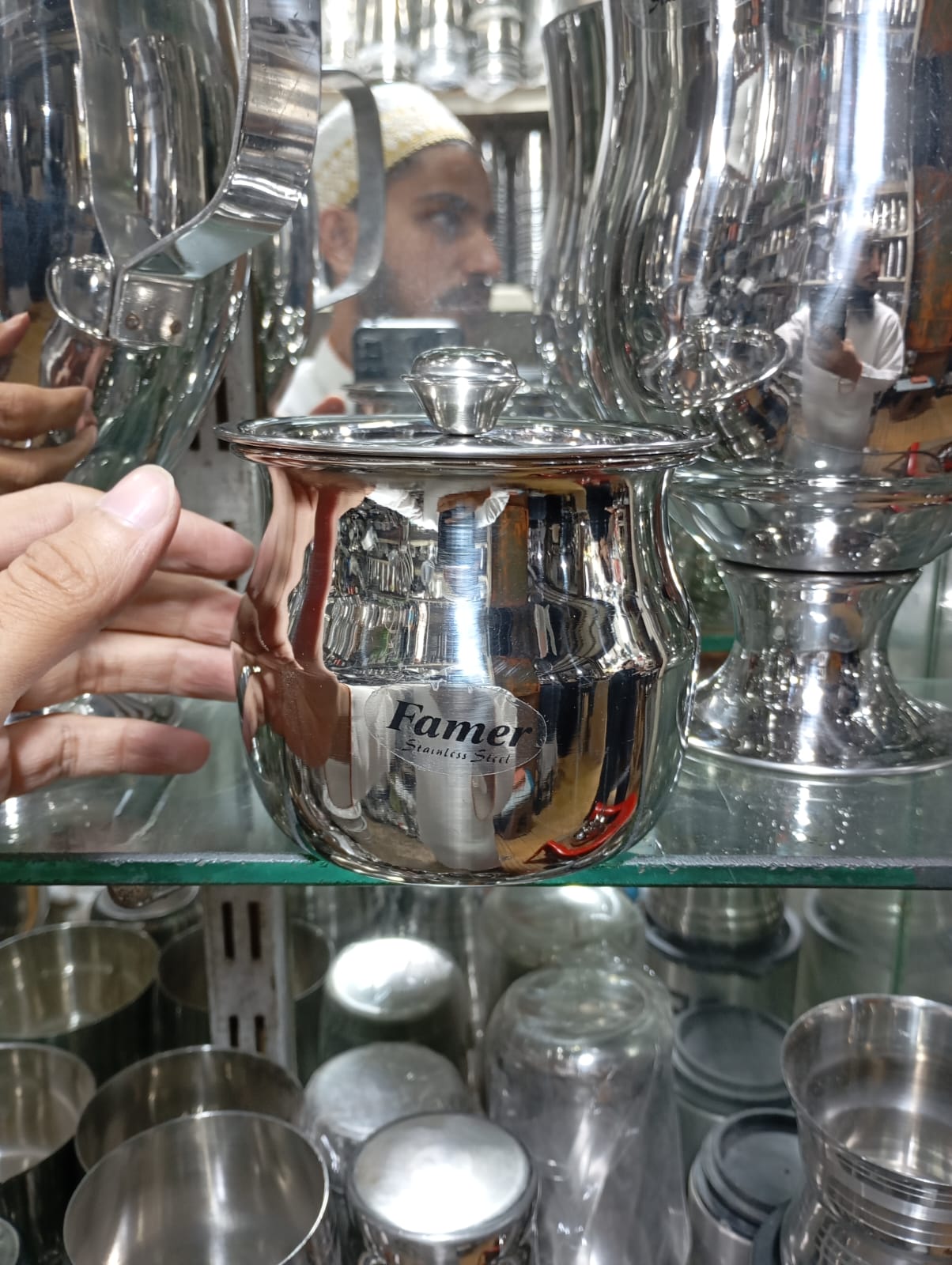 150ml Stainless steel Ghee pot heavy