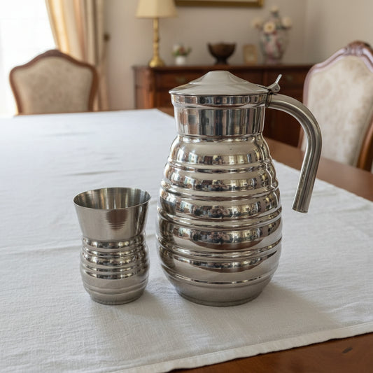 stainless steel water set supplier wholesale pakistan karaci fancy kitchenware for wedding shadi gifts