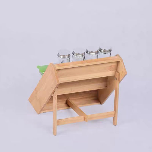 Wood Spice Rack Foldable