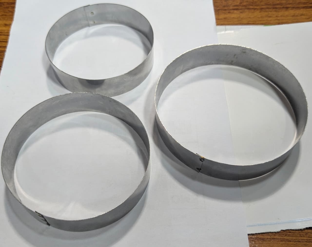 stainless steel cake ring, moulds