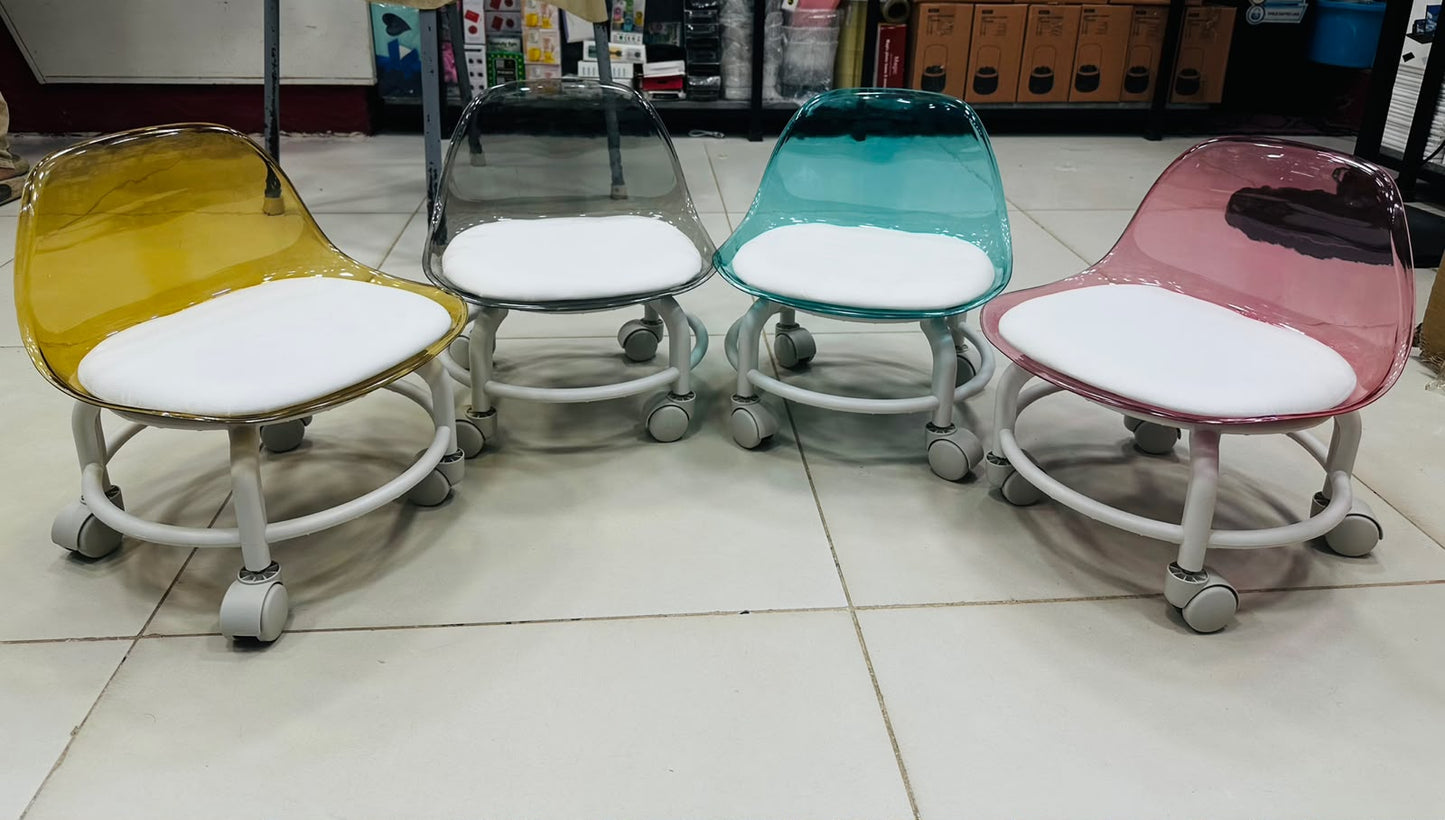Acrylic Moving Chair/- china  Weight support 100kg to 120kg