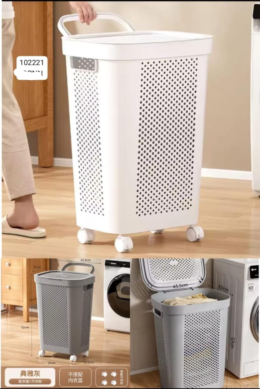 Moveable Laundry Basket