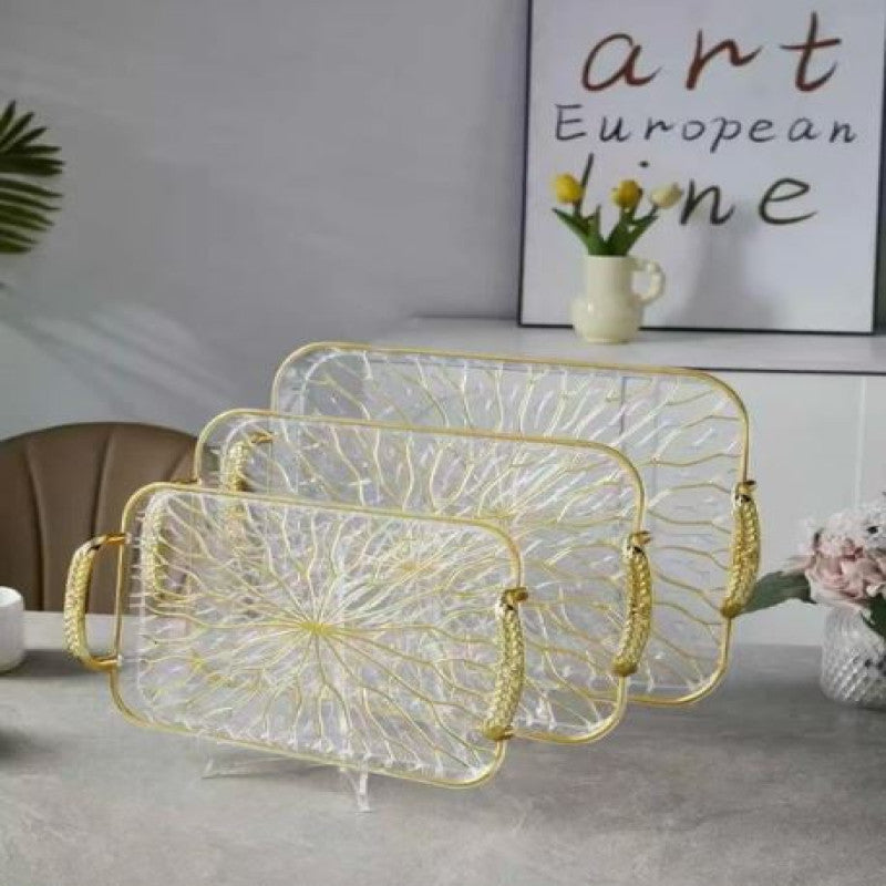 Acrylic Tray Set 3pcs
