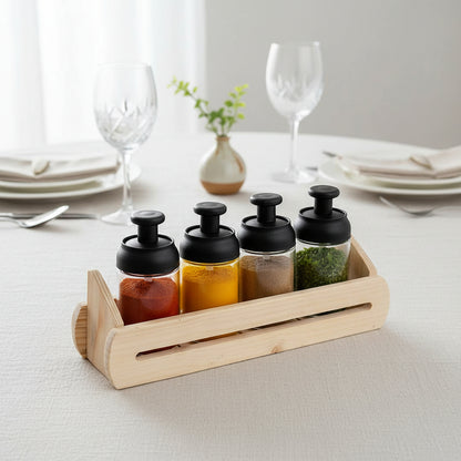 Unique spice jar set