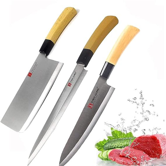 3pcs Set Yingguns Knife King Kitchen