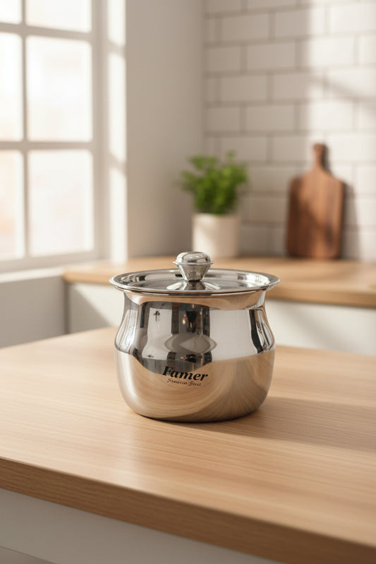 steel ghee pot steel crockery bartan wholesale karachi pakistan