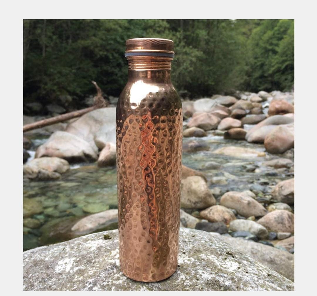 Pure copper bottle for drinking hygienic healthy