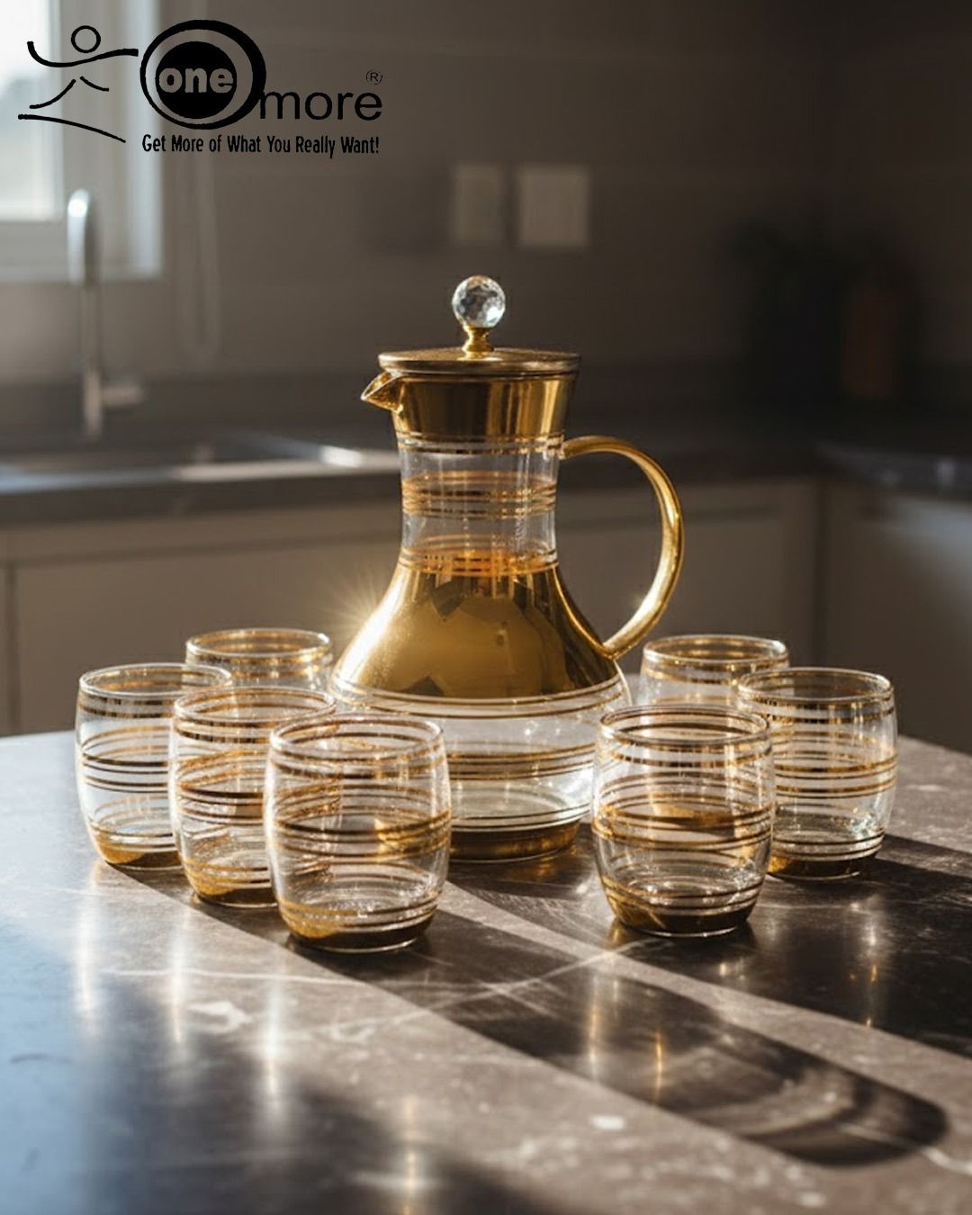 Fancy Glass Water set