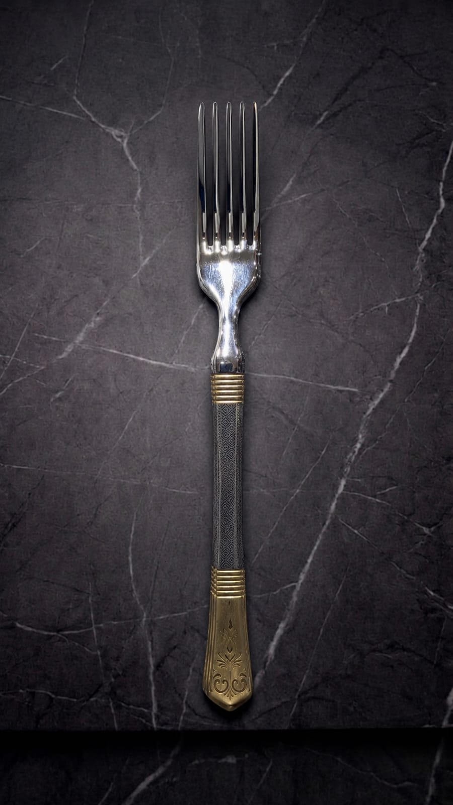 Full Heavy silver golden cutlery sets