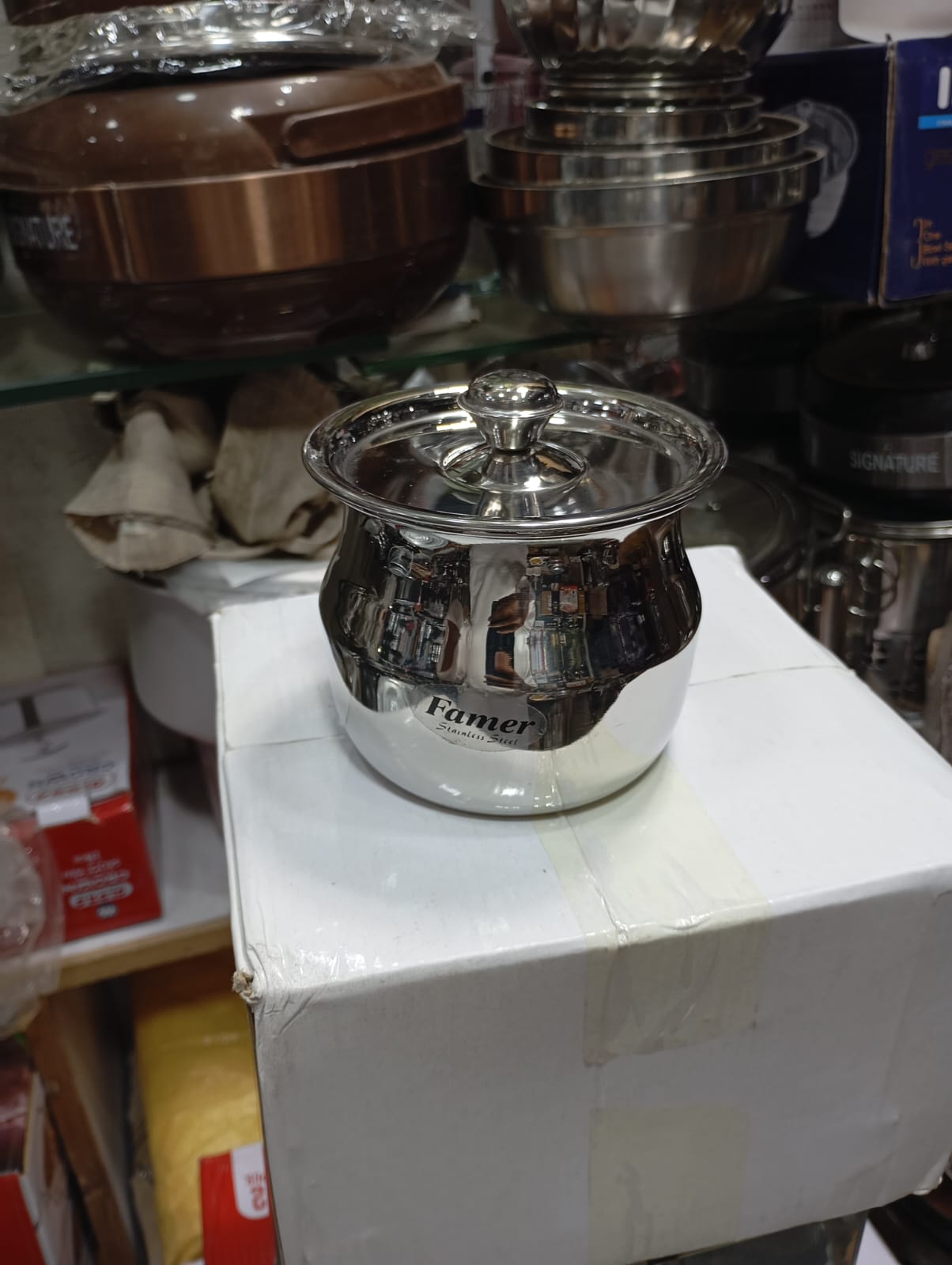 150ml Stainless steel Ghee pot heavy