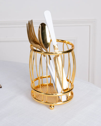SPOON HOLDER GOLDEN PURE STAINLESS STEEL