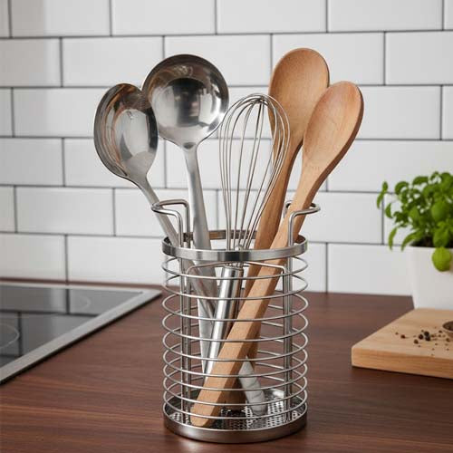 Hshome.pk cutlery spoon holder smart gadgets organizer distributor importer wholesaler gadgets Karachi Pakistan Islamabad Lahore Punjab mega sale discount offer daraz.pk idealancy homazing amazing gadgets cleaning products kitchen organizers space saver serveware stainless steel healthy