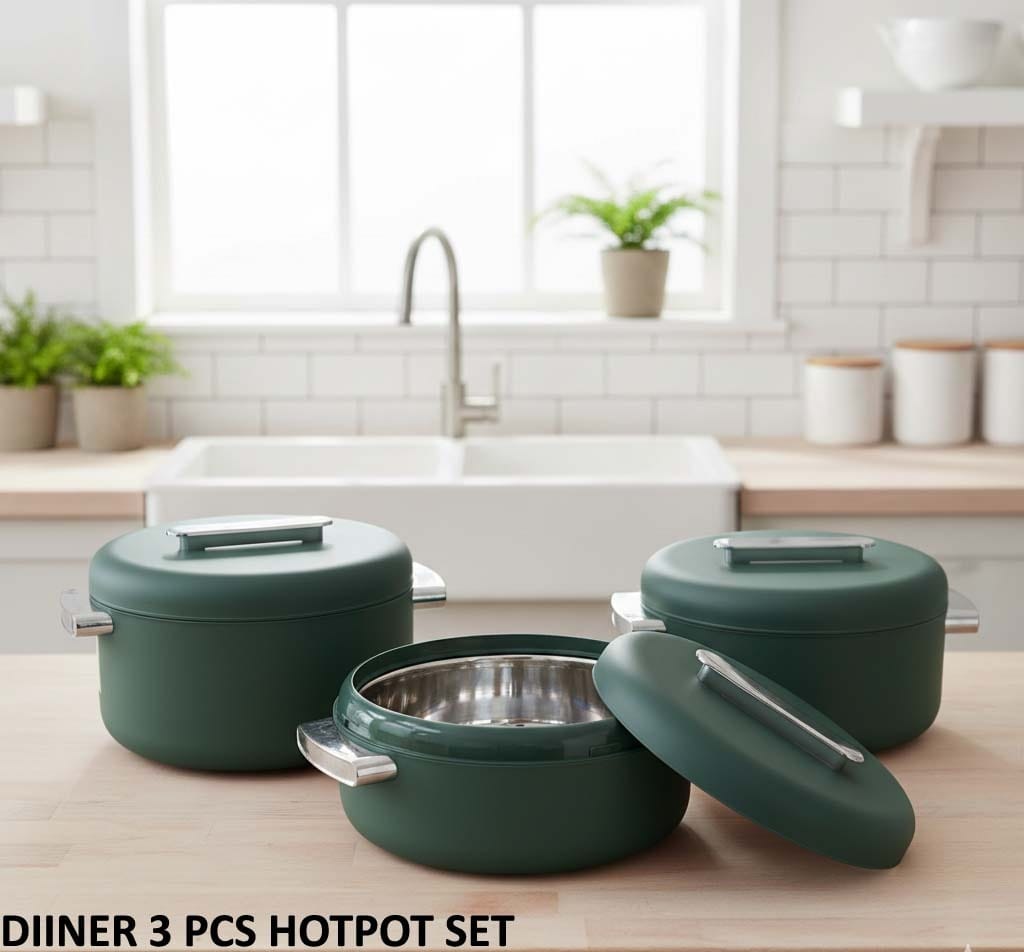 Dinners 3 Piece Hotpot Set 4-5-6 Liter