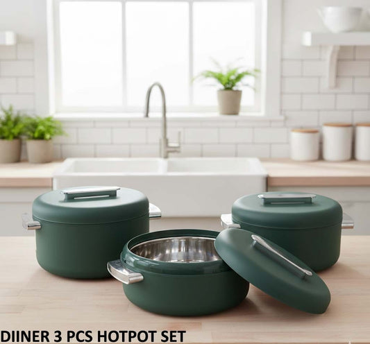 Dinners 3 Piece Hotpot Set 4-5-6 Liter