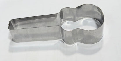 stainless steel guitar-shaped cookie cutter,