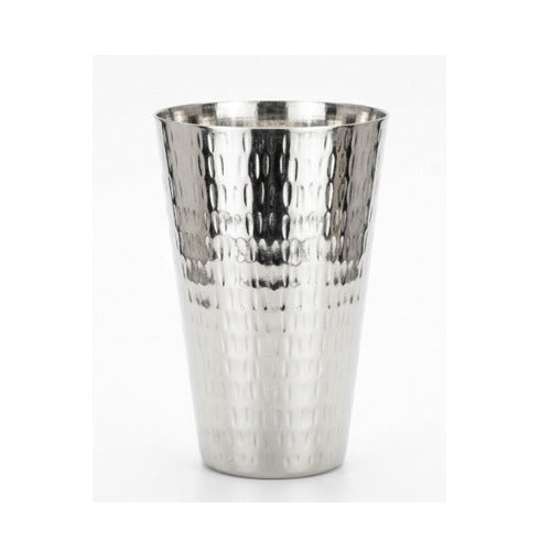 Stainless steel lassi & juice glass.