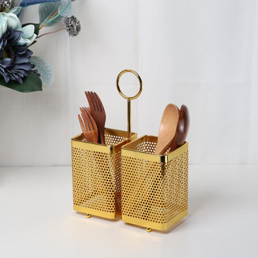 Golden spoon stand.