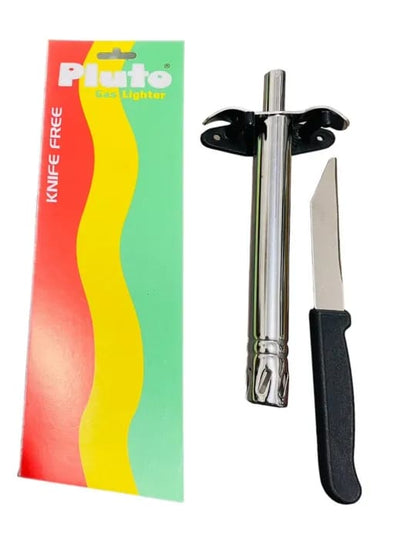 Imported Pluto Kitchen Gas Lighter With Knife -