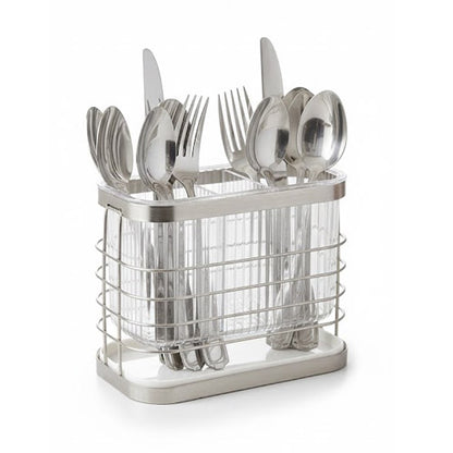 Hshome.pk spoon holder cutlery stand with wooden base smart gadgets organizer distributor importer wholesaler gadgets Karachi Pakistan Islamabad Lahore Punjab mega sale discount offer daraz.pk idealancy homazing amazing gadgets cleaning products kitchen organizers space saver serveware stainless steel healthy