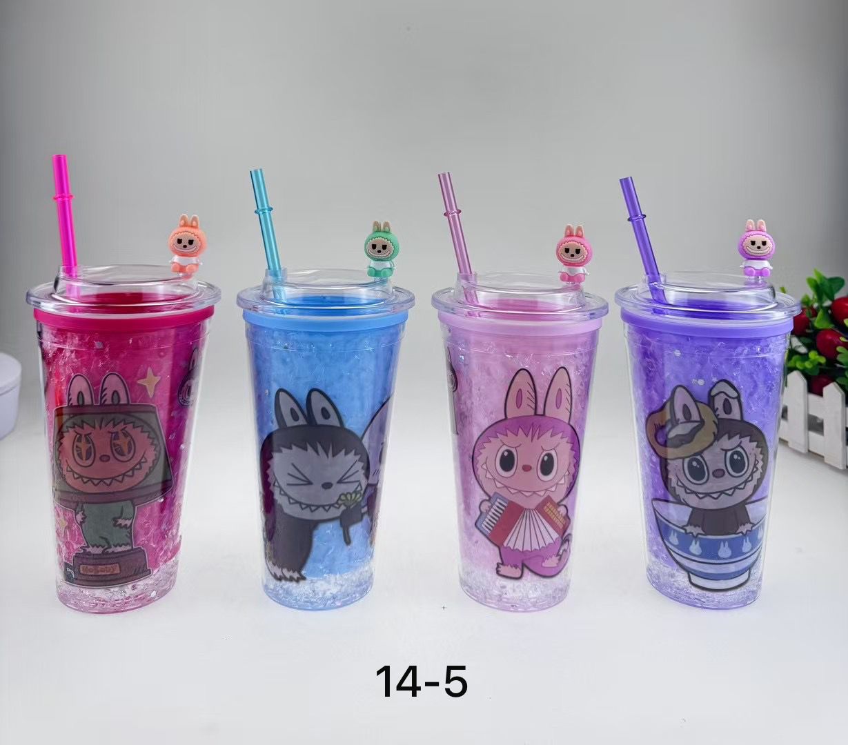 850ml Labubu Freezer Sipper Cups