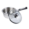 Alpha double bottom saucepan stainless steel Hakimi Steel