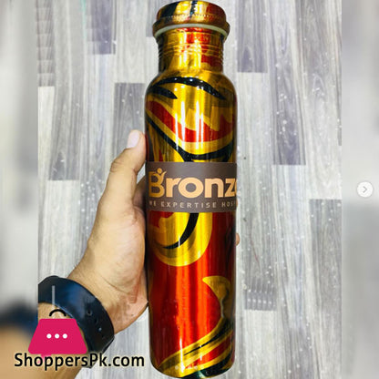 Pure Copper Water Bottle Healthy Hygienic Drinking 800ml