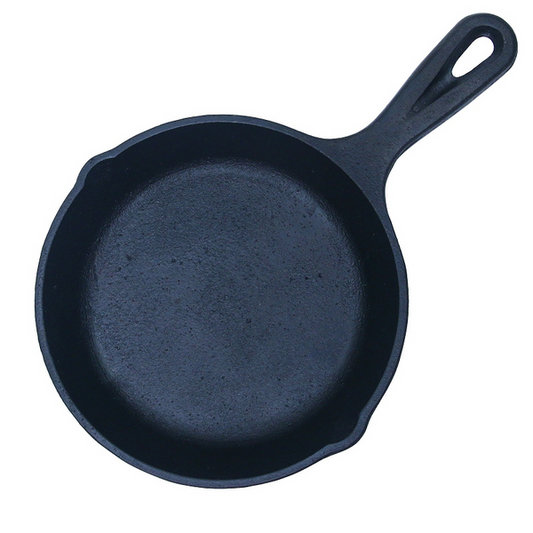 Cast iron frying pan slillet