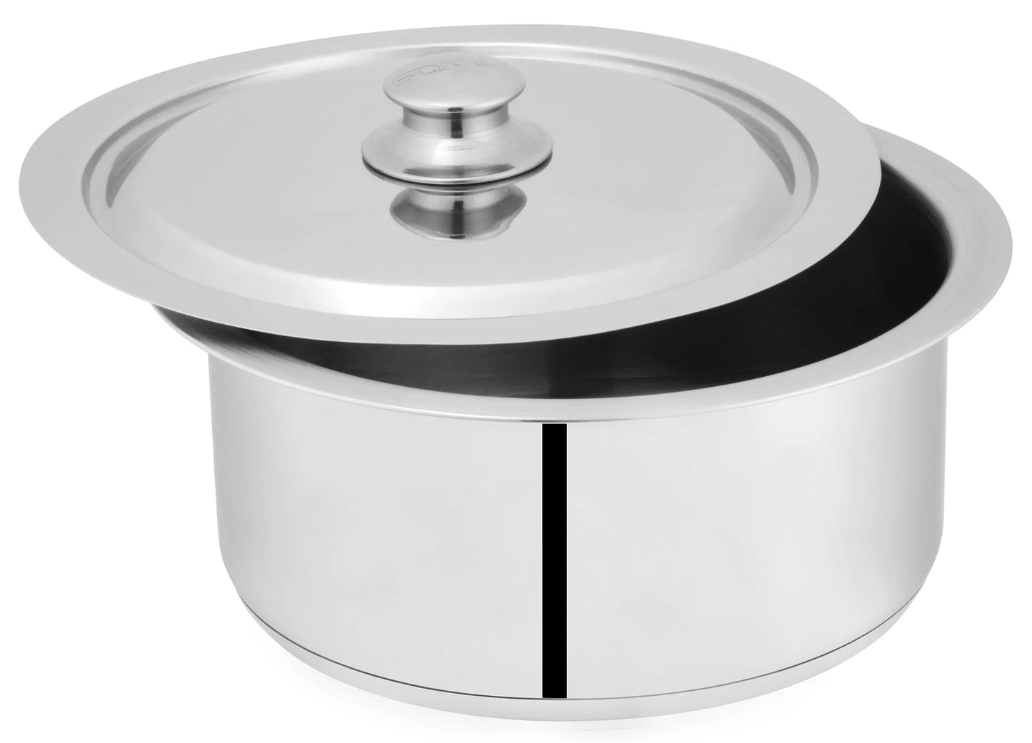 Sonex Double Bottom Globel  cooking pot set with steel lid