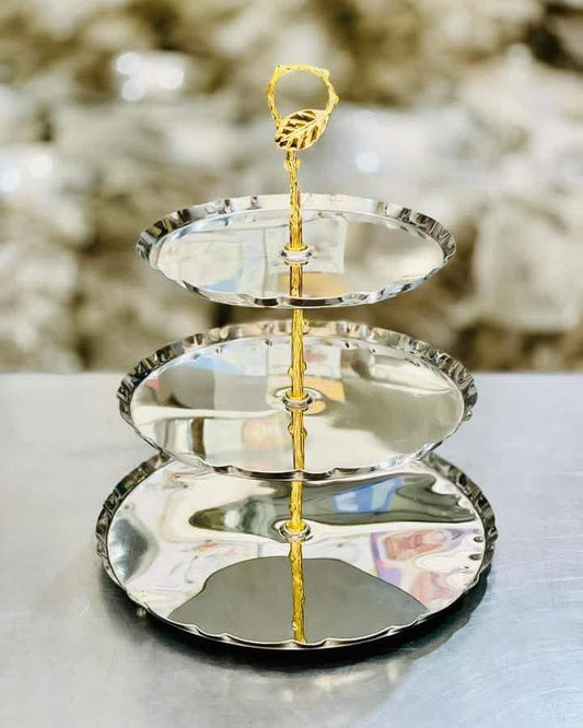 Stainless Steel Cake Stand 3 Tier