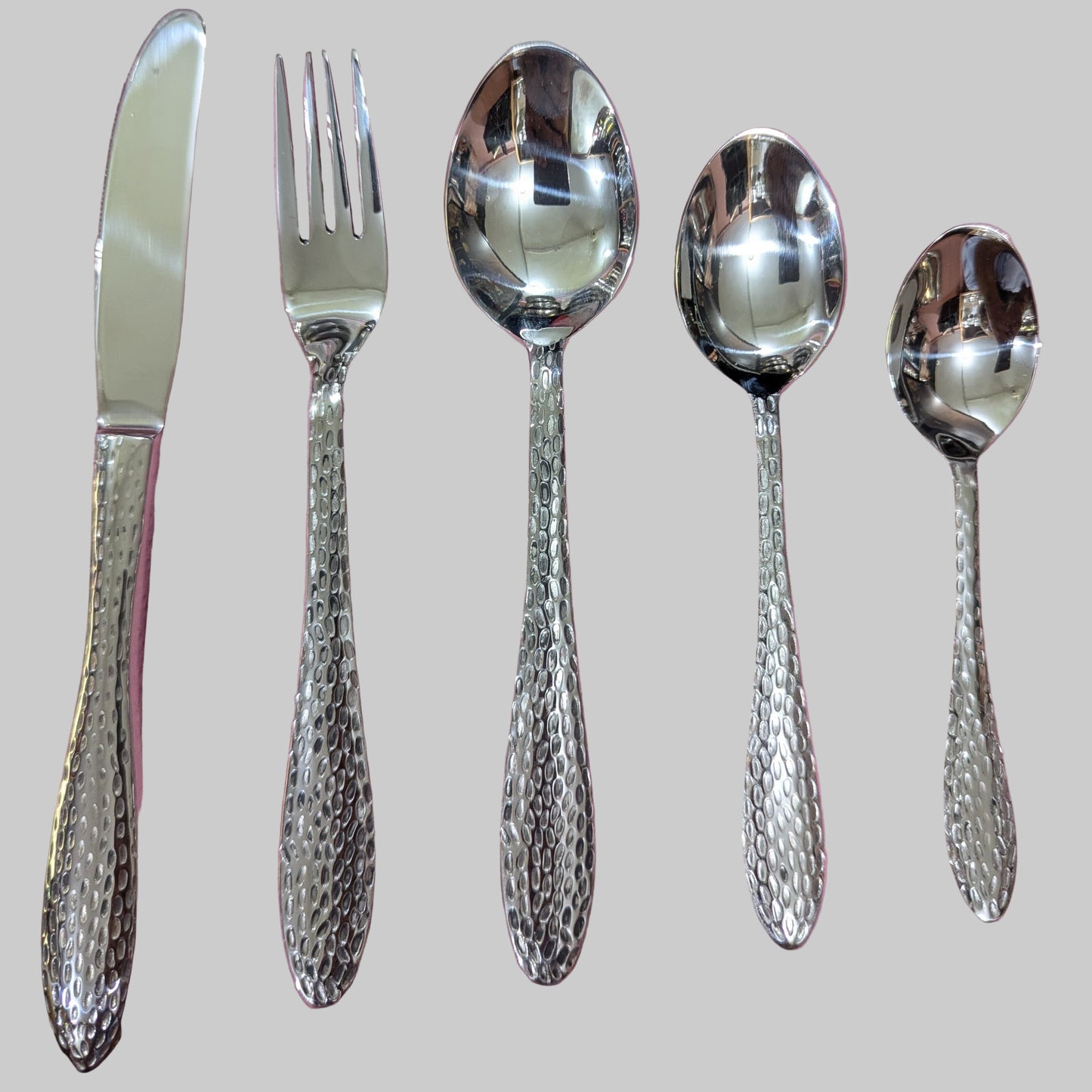 Food Grade Sus304 cutlery 11 gage cutlery heavy hammered Premium