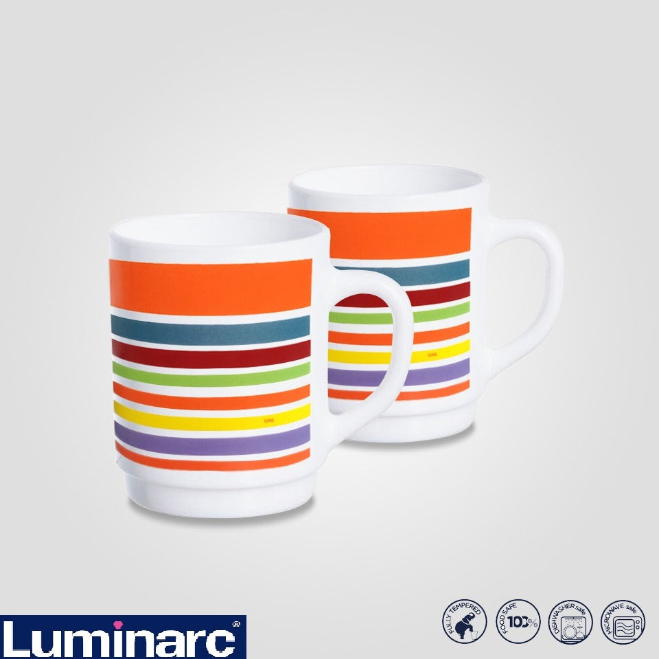 6 pcs luminarc tea mugs Dubai
