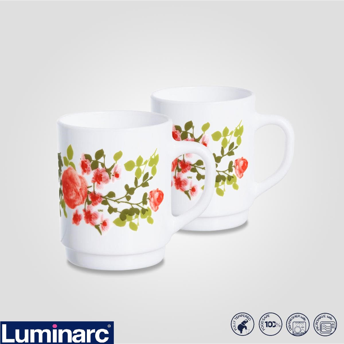 6 pcs luminarc tea mugs Dubai