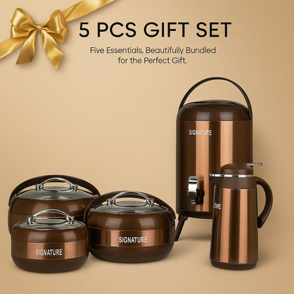 5 pcs gift set Hotpot set cooler thermos