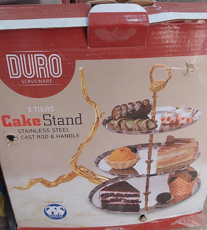 Stainless Steel Cake Stand 3 Tier