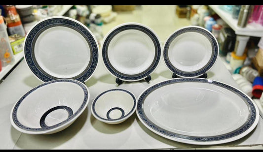 Melamin beautiful design plates double glaced unbreakable